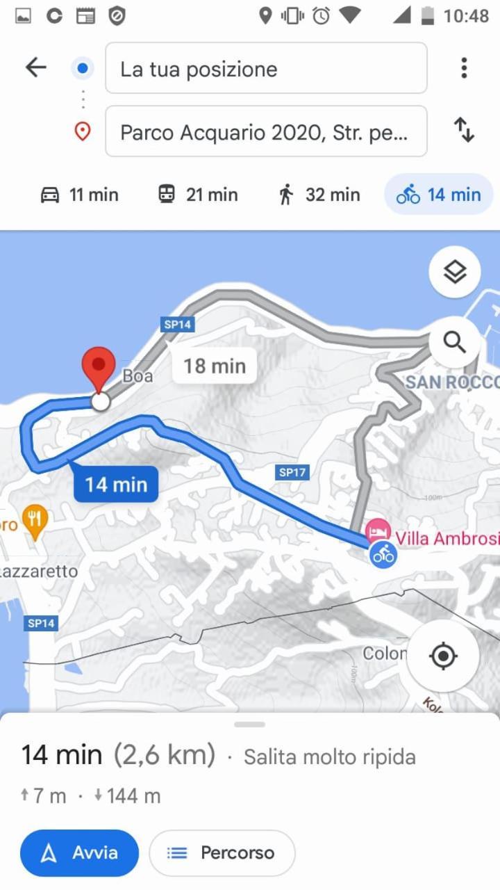 Villa Ambrosia Múggia Esterno foto